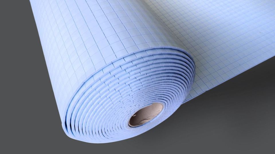 Foammat blauw